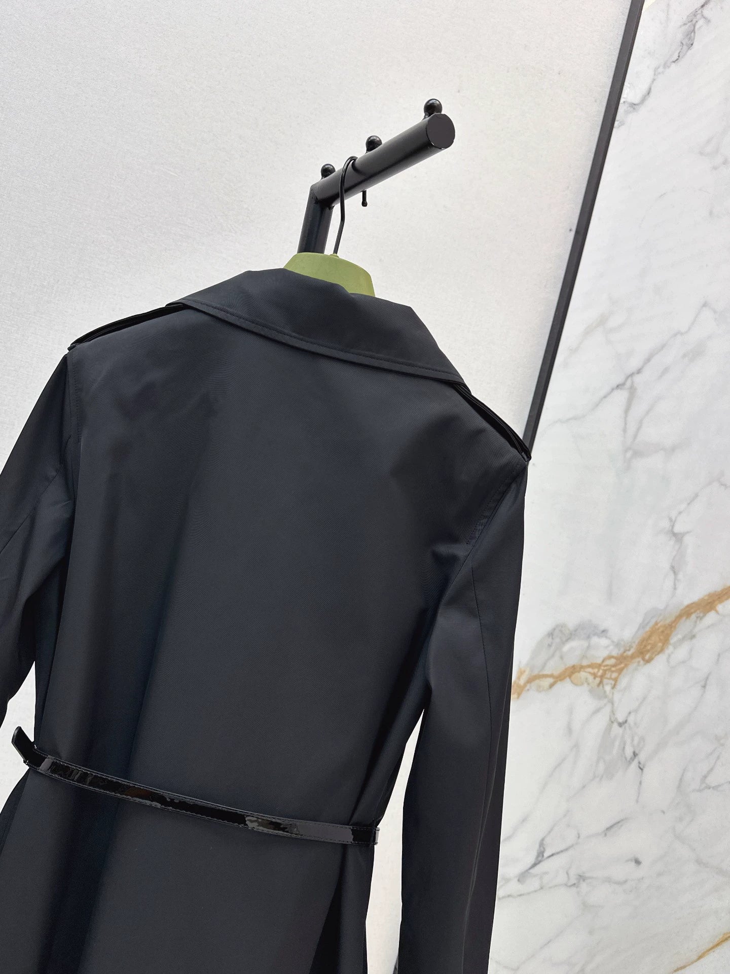 25fw Collar long windbreaker