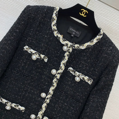 25fw Silver silk woven blended jacket