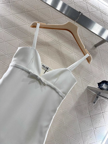 Bow-tie Braided Slip Dress