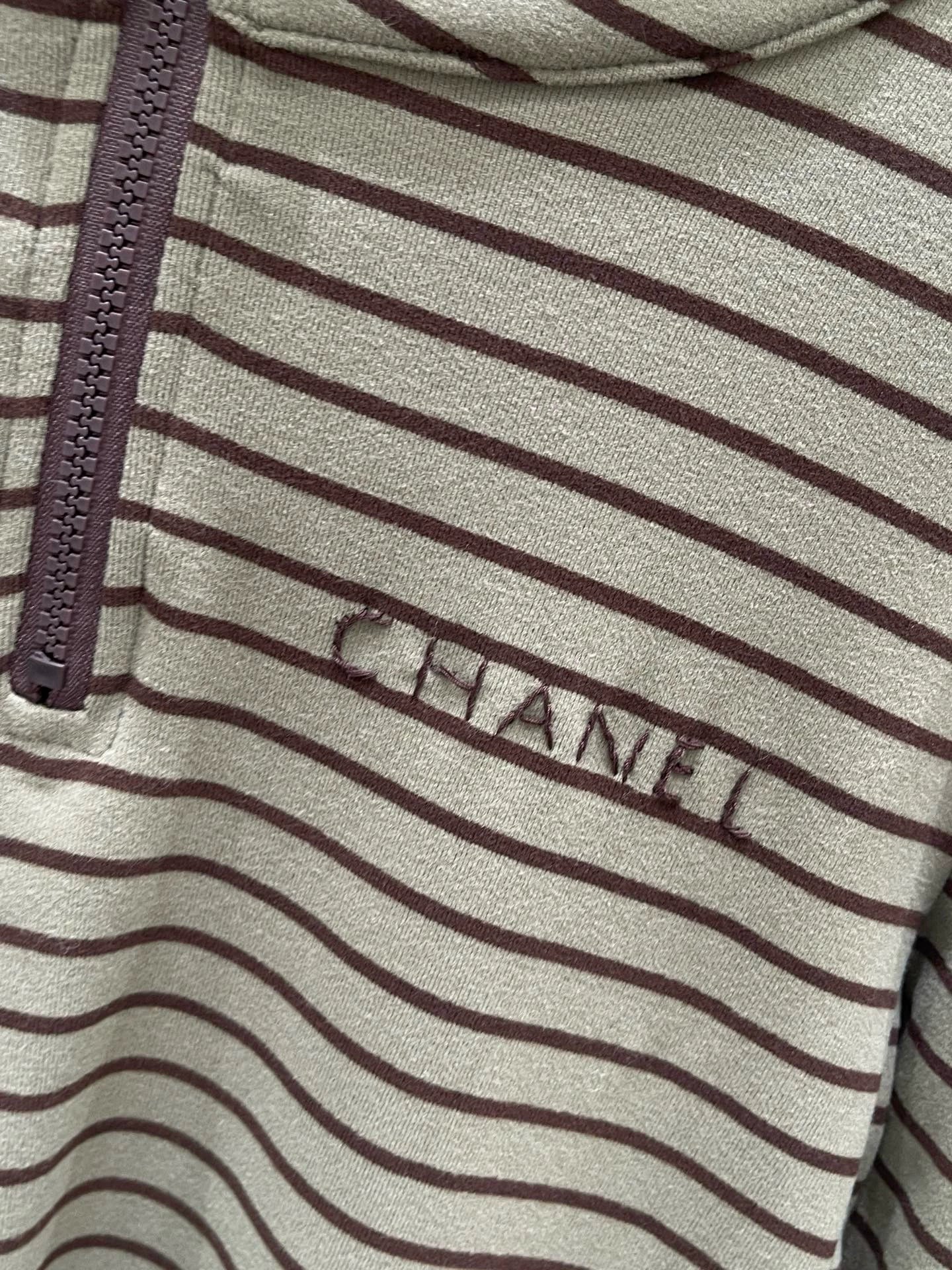 25fw Retro striped slim fit hoodie(vintage series)