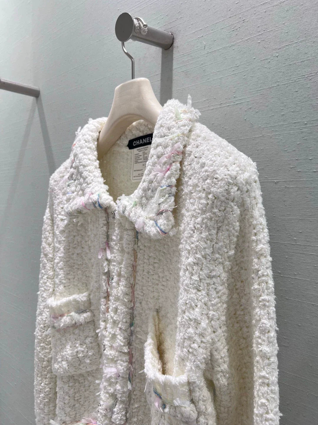 Tweed Chanel-inspired short jacket