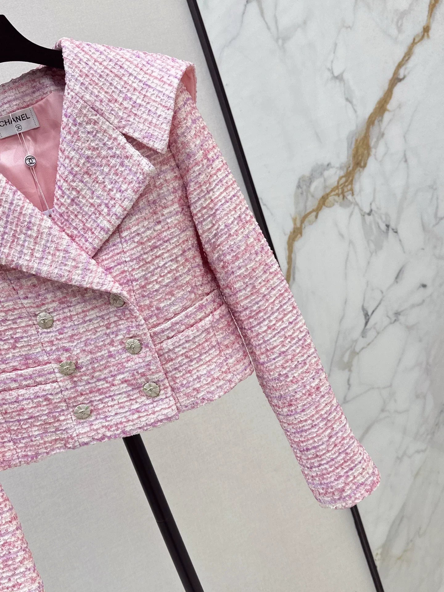 25fw Coarse woolen short jacket