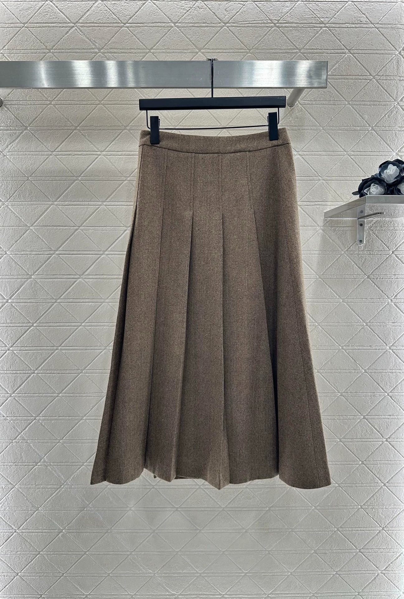 25fw Blazer and midi pleated skirt set