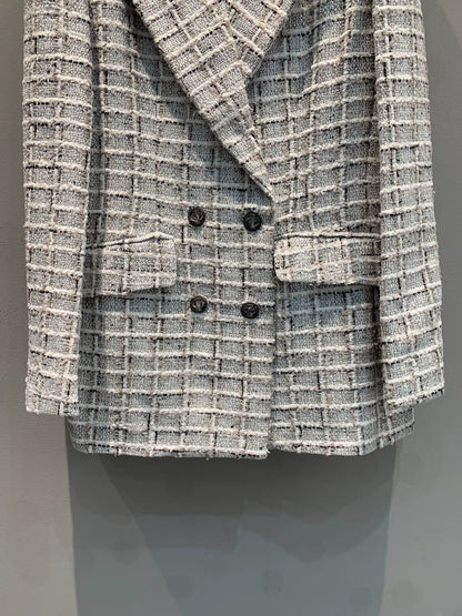 25fw Plaid woven suit jacket（Medieval Series）