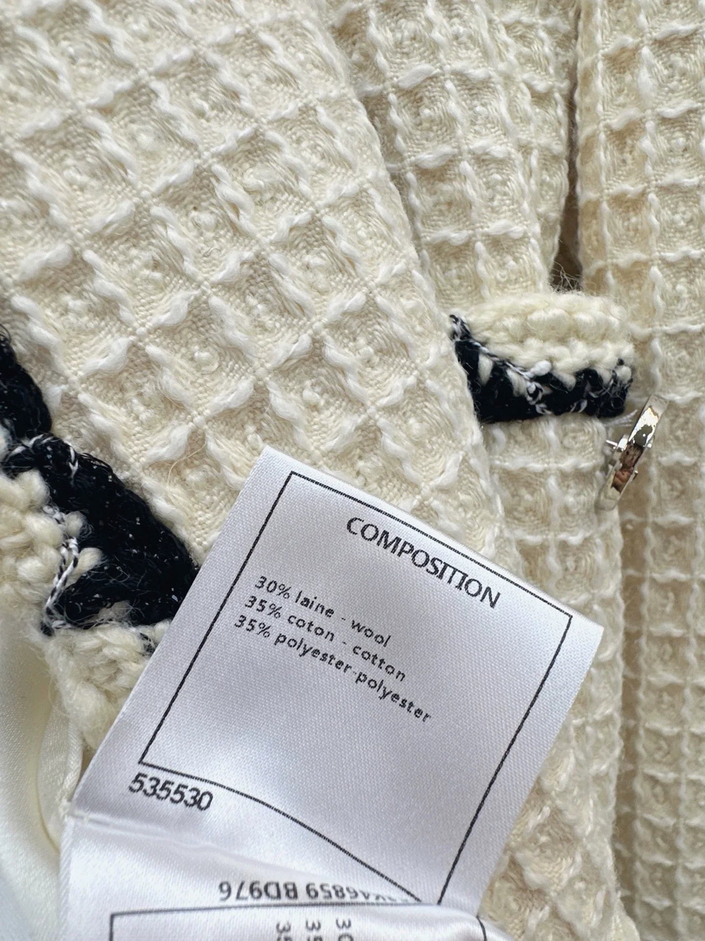 25fw Woven belt trimmed jacket