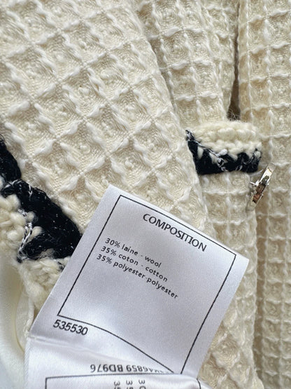 25fw Woven belt trimmed jacket