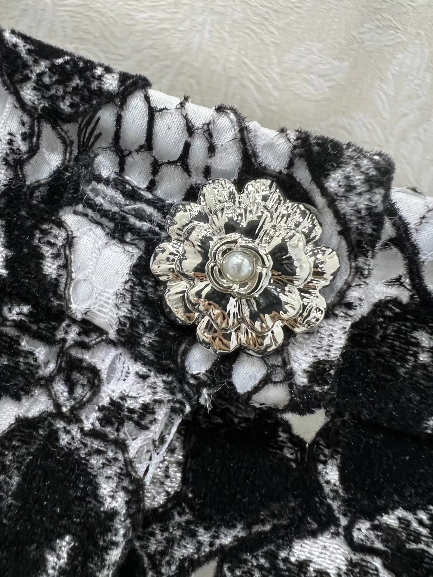 Lace small fragrant trumpet pants