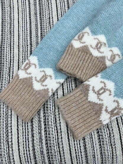 Double Diamond C Zipper Collar Jacket