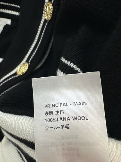 25 Color blocking V-neck knitted cardigan