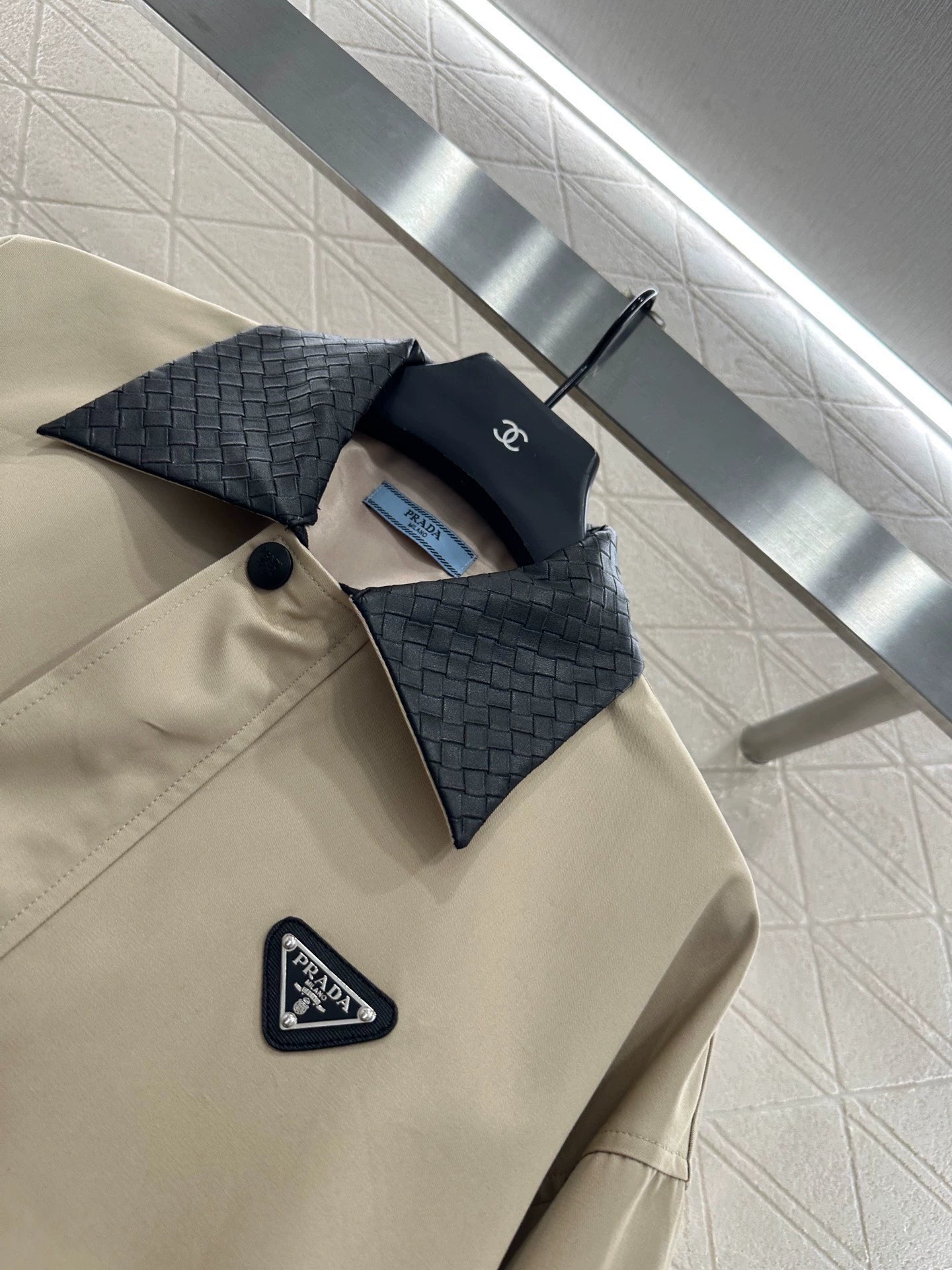 25fw Knitted collar jacket jacket