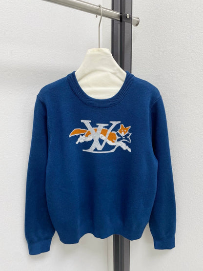 25fw Fox pattern wool sweater