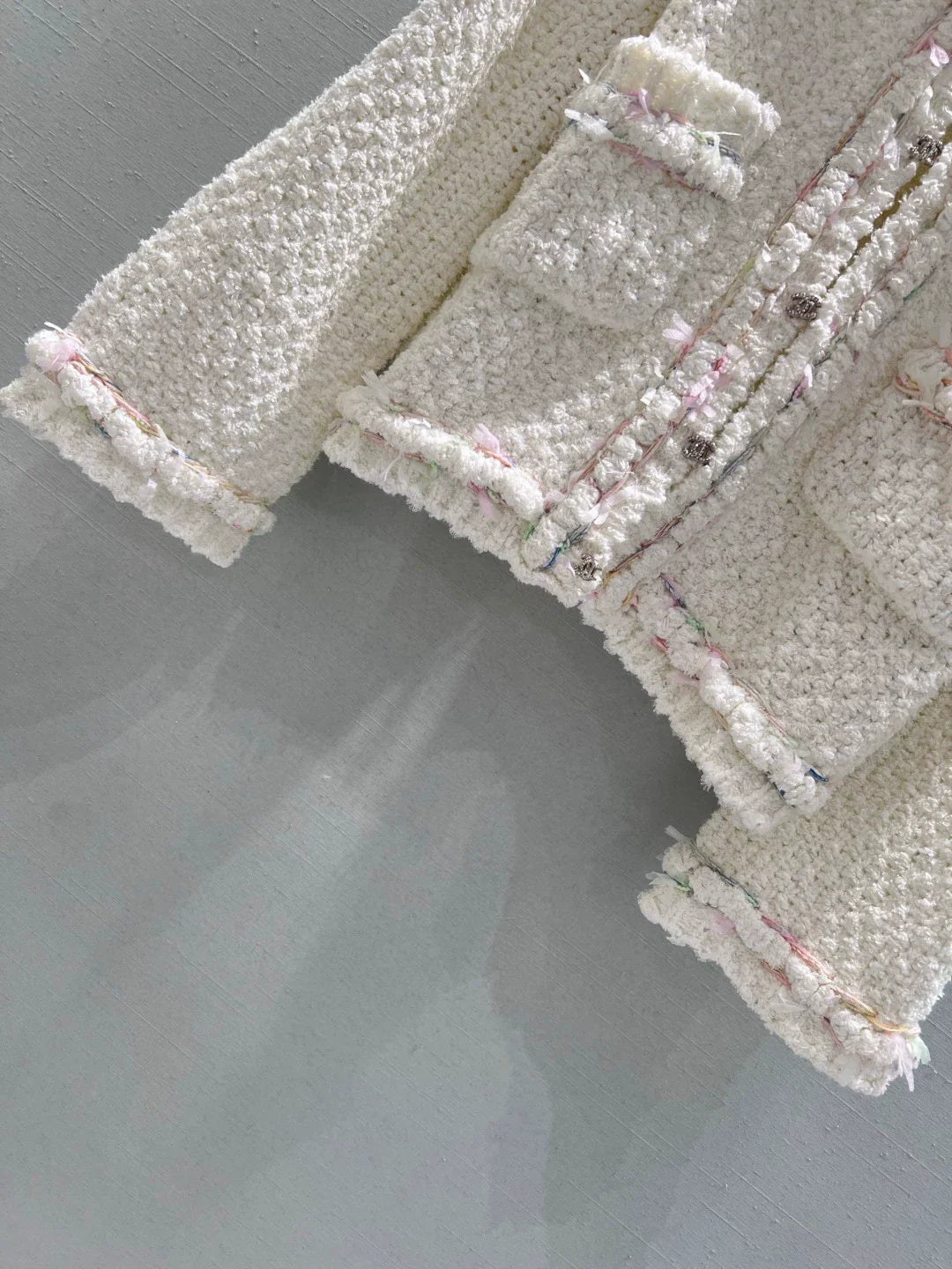 Tweed Chanel-inspired short jacket