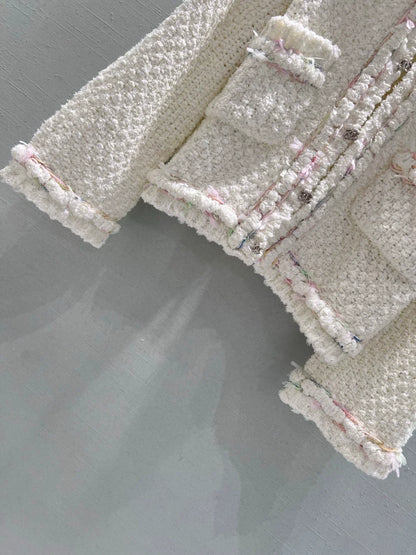 Tweed Chanel-inspired short jacket