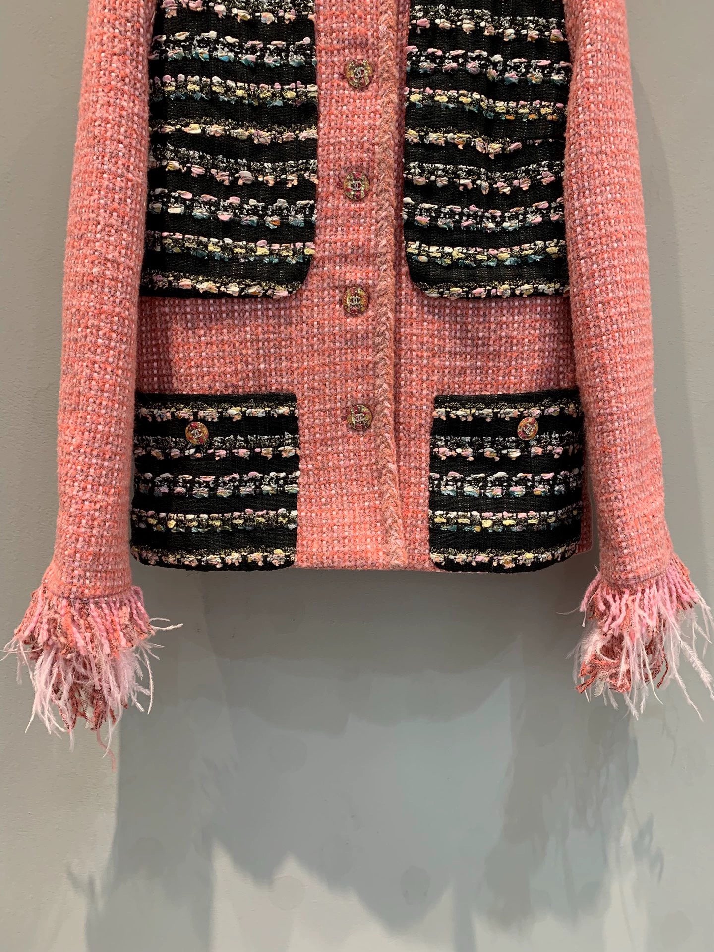 25fw Xiaoxiangfeng pink jacket（Medieval Series）