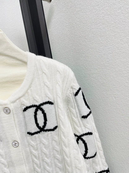 Double C Fried Dough Twists cardigan