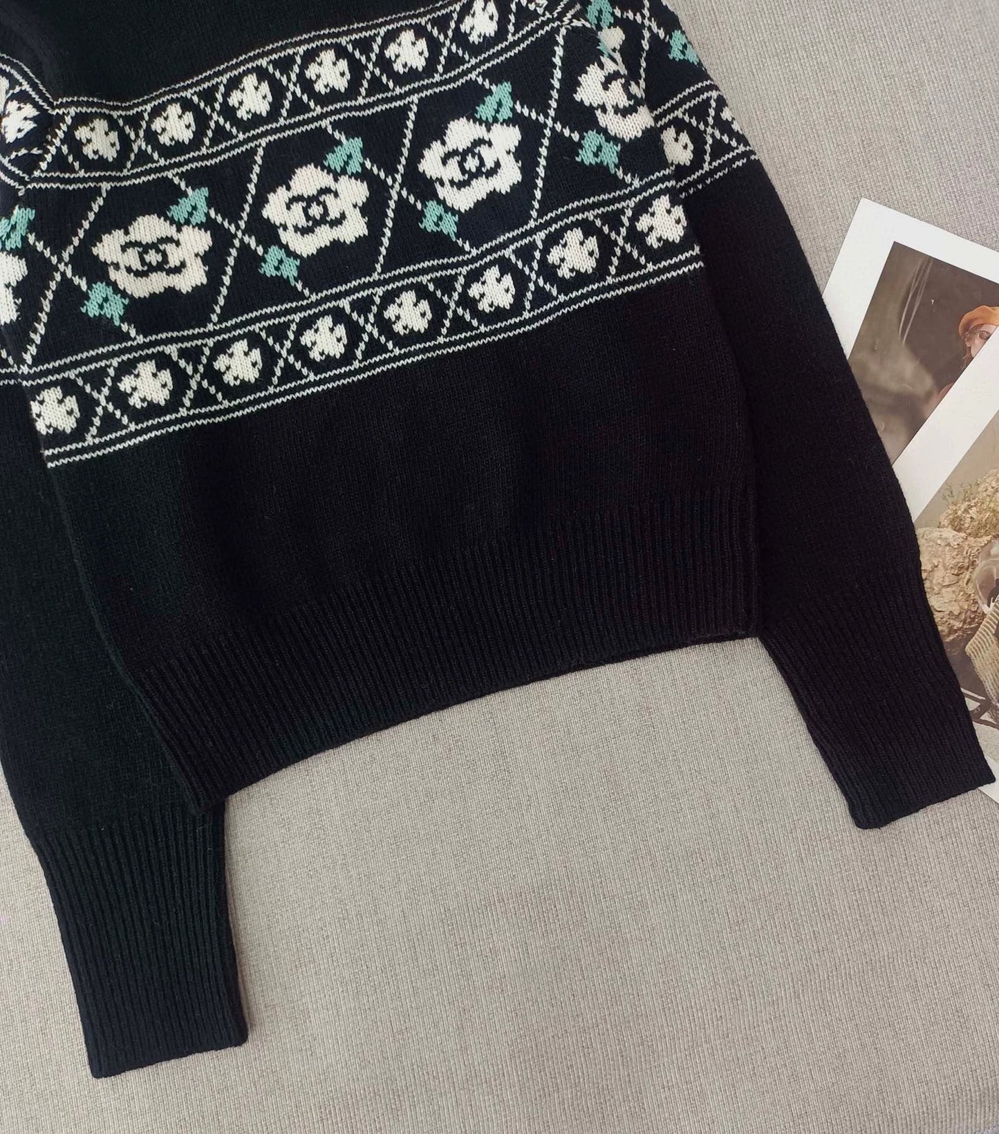 Camellia High Collar Sweater