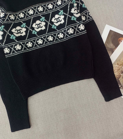 Camellia High Collar Sweater