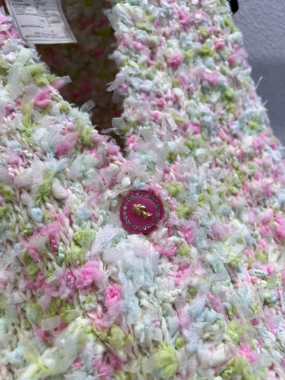 25fw Colorful macaron knitted vest（Medieval Series）