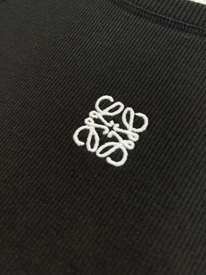 25Fw micro embroidered long sleeved base T-shirt