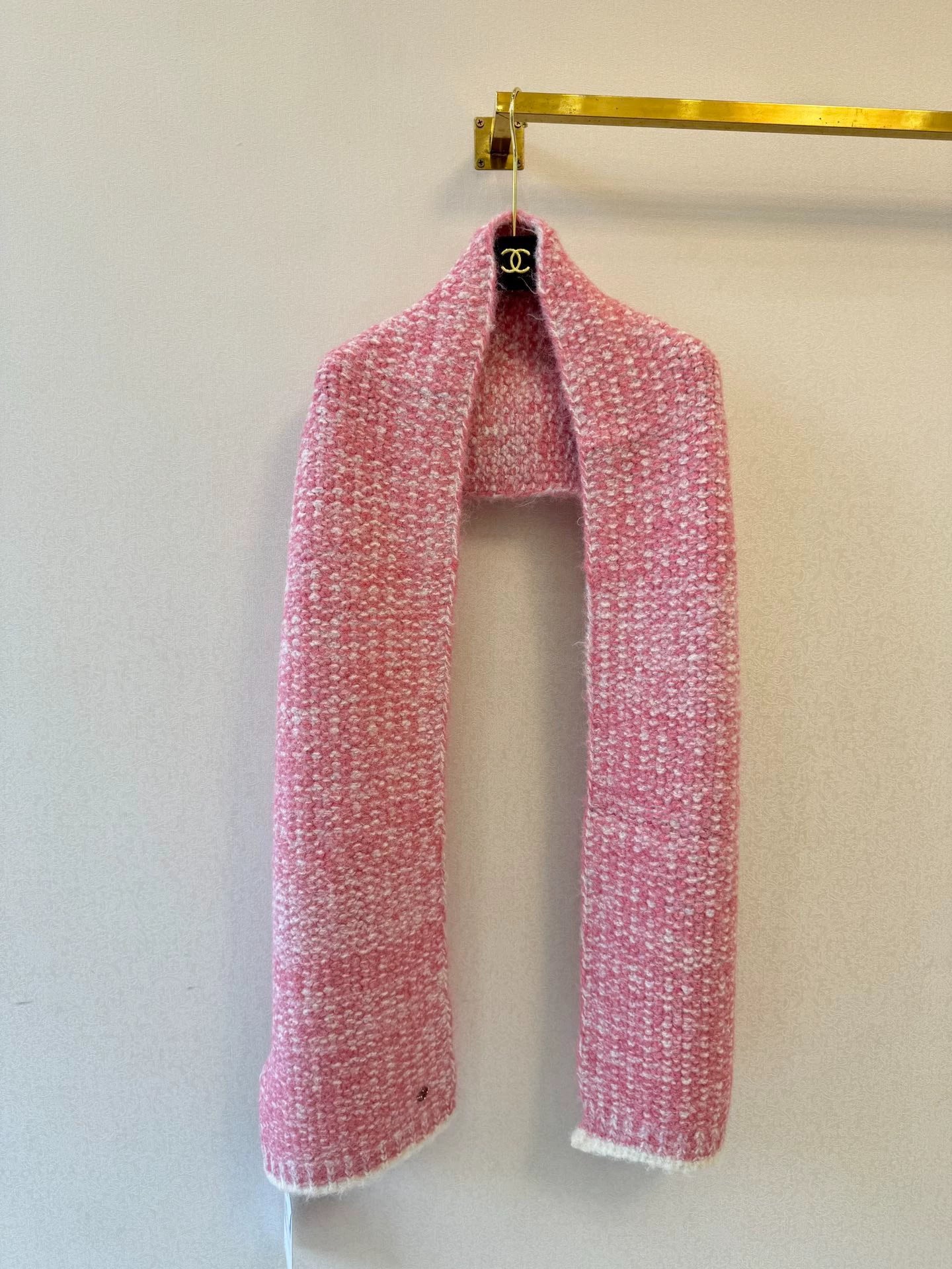 Pink knitted cardigan