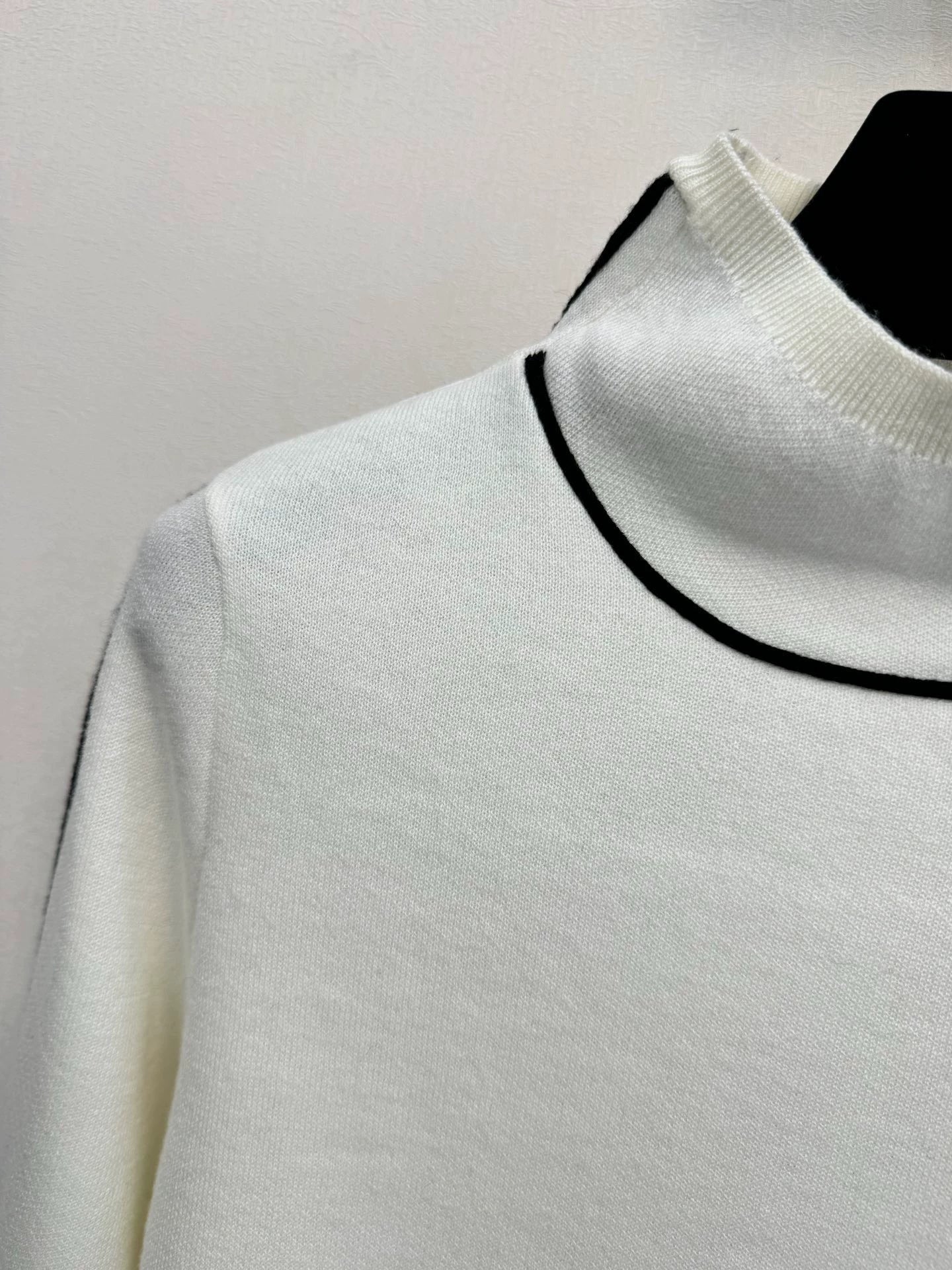 High necked woolen sweater