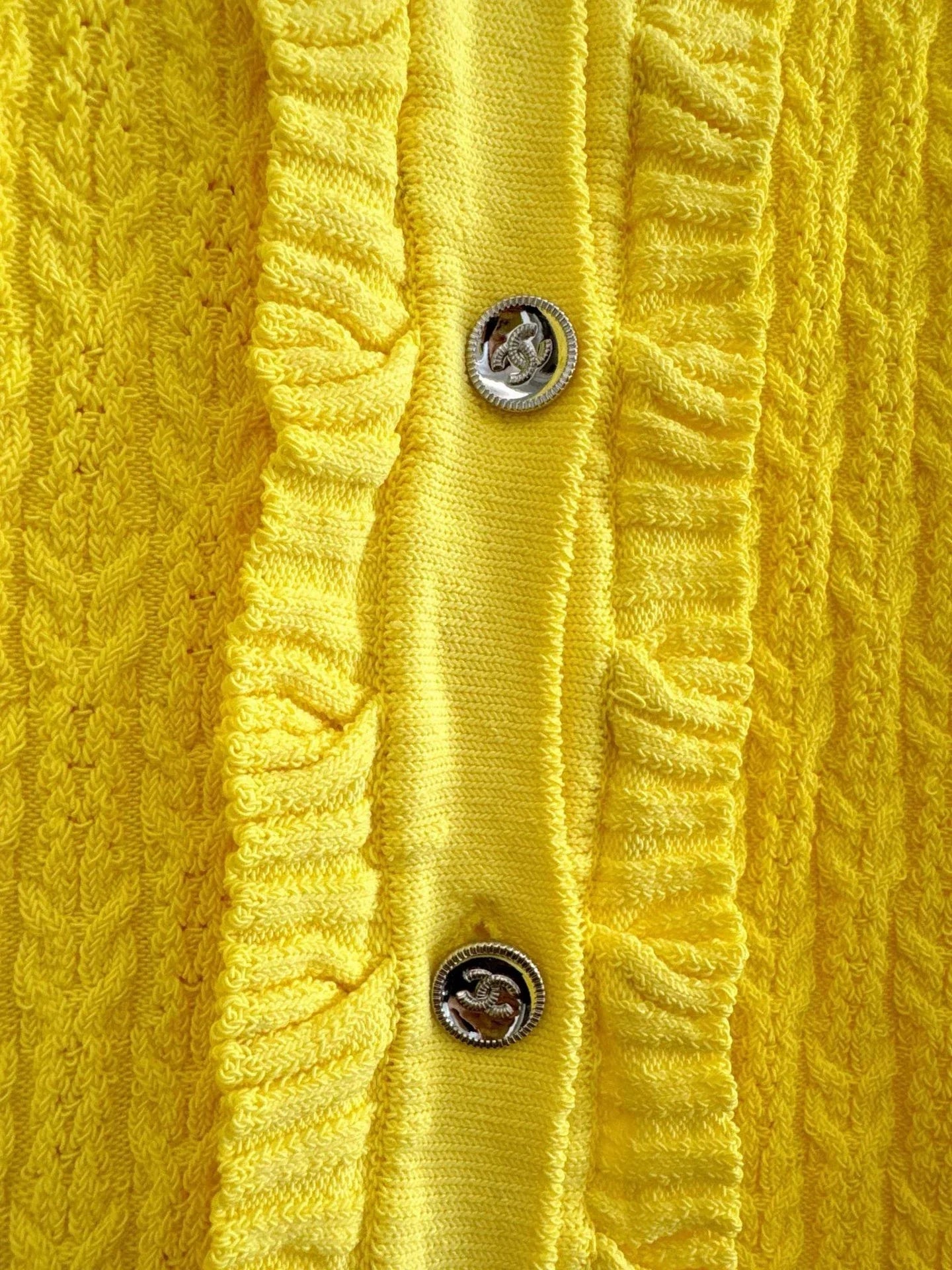 25Ss Early Spring New Pleated Lace Knitted Cardigan