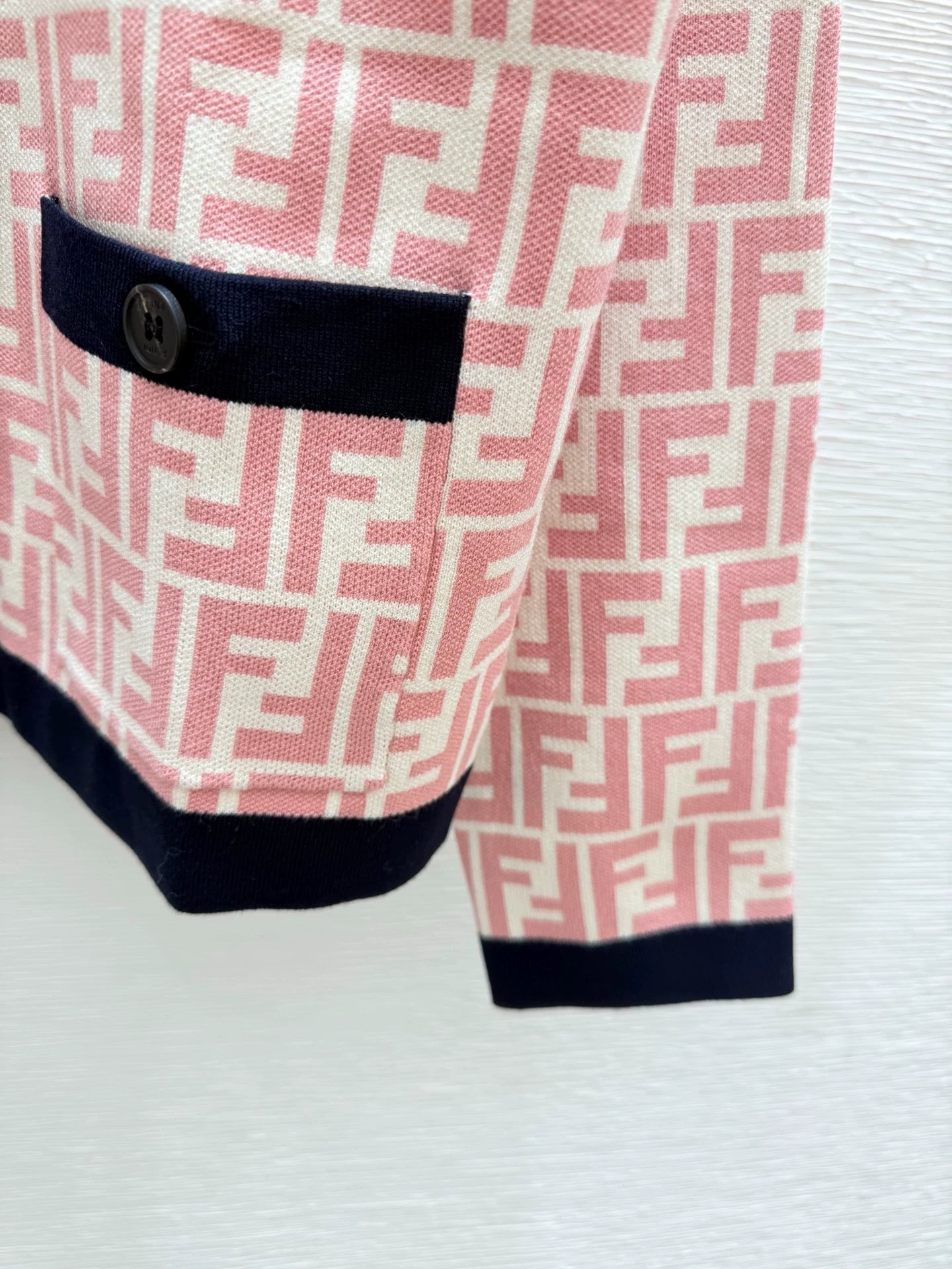 25fw Old flower knitted cardigan