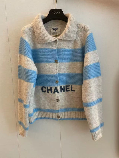 New striped cardigan (vintage series)