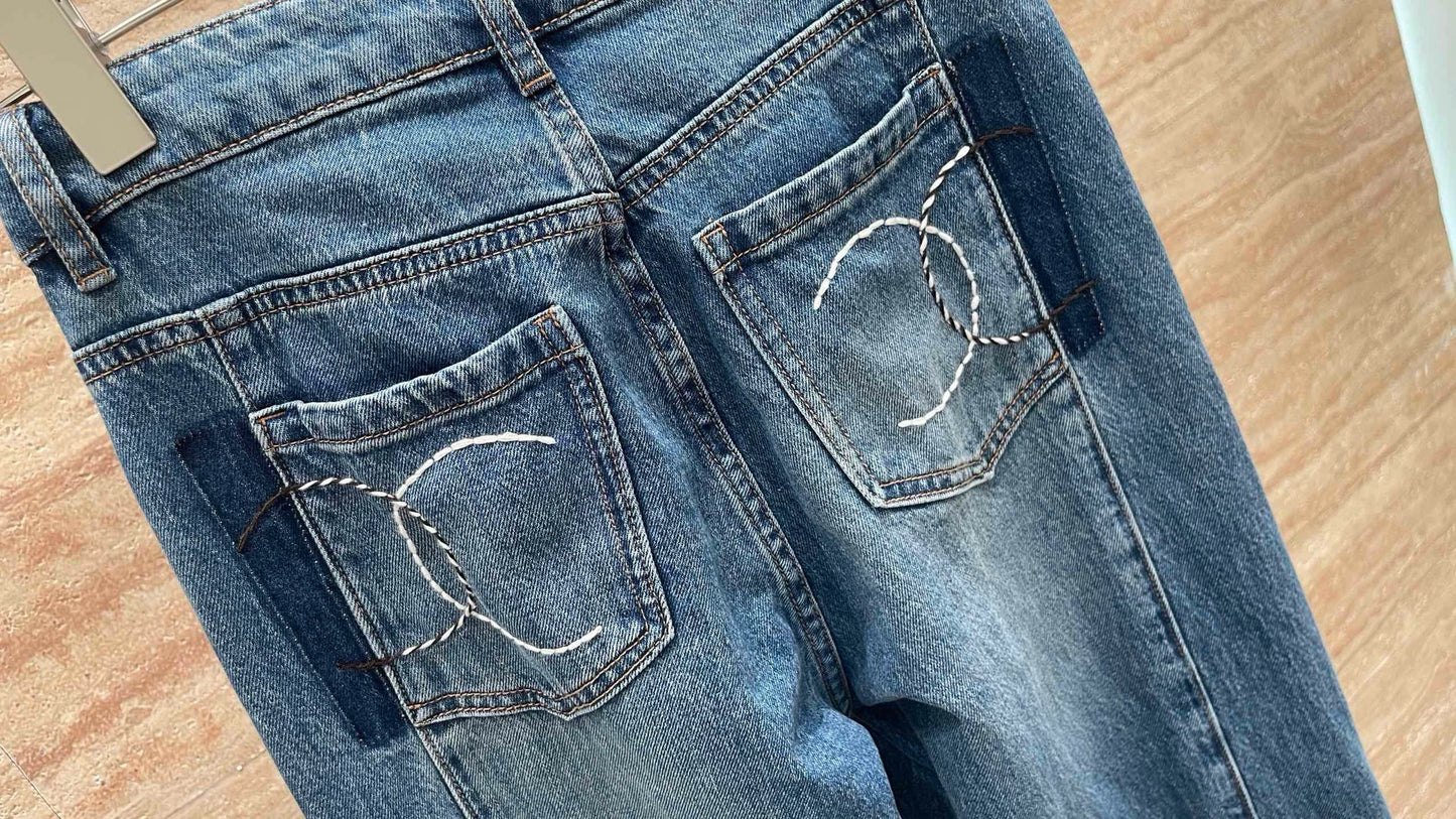 25fw Straight slit denim(vintage series)