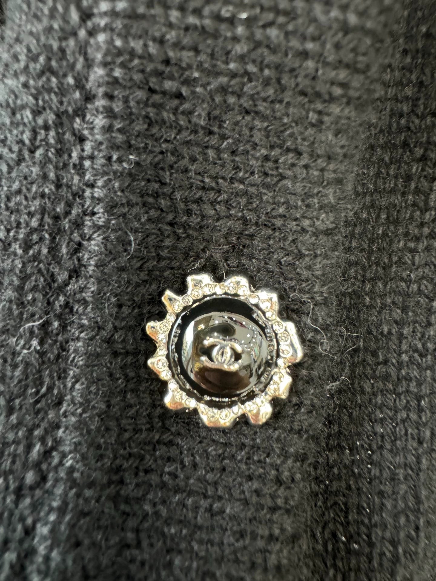 Pearl lace knitted cardigan