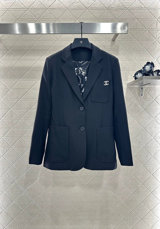 25fw Brooch suit silhouette jacket