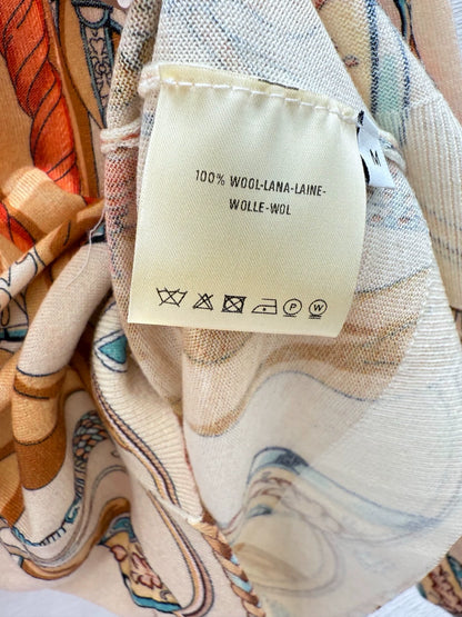 Horse head pattern knitted sweater