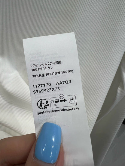 25Fw micro embroidered long sleeved base T-shirt