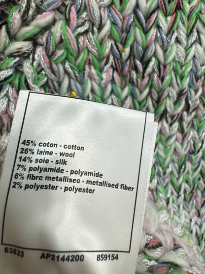 Mixed color woven vest