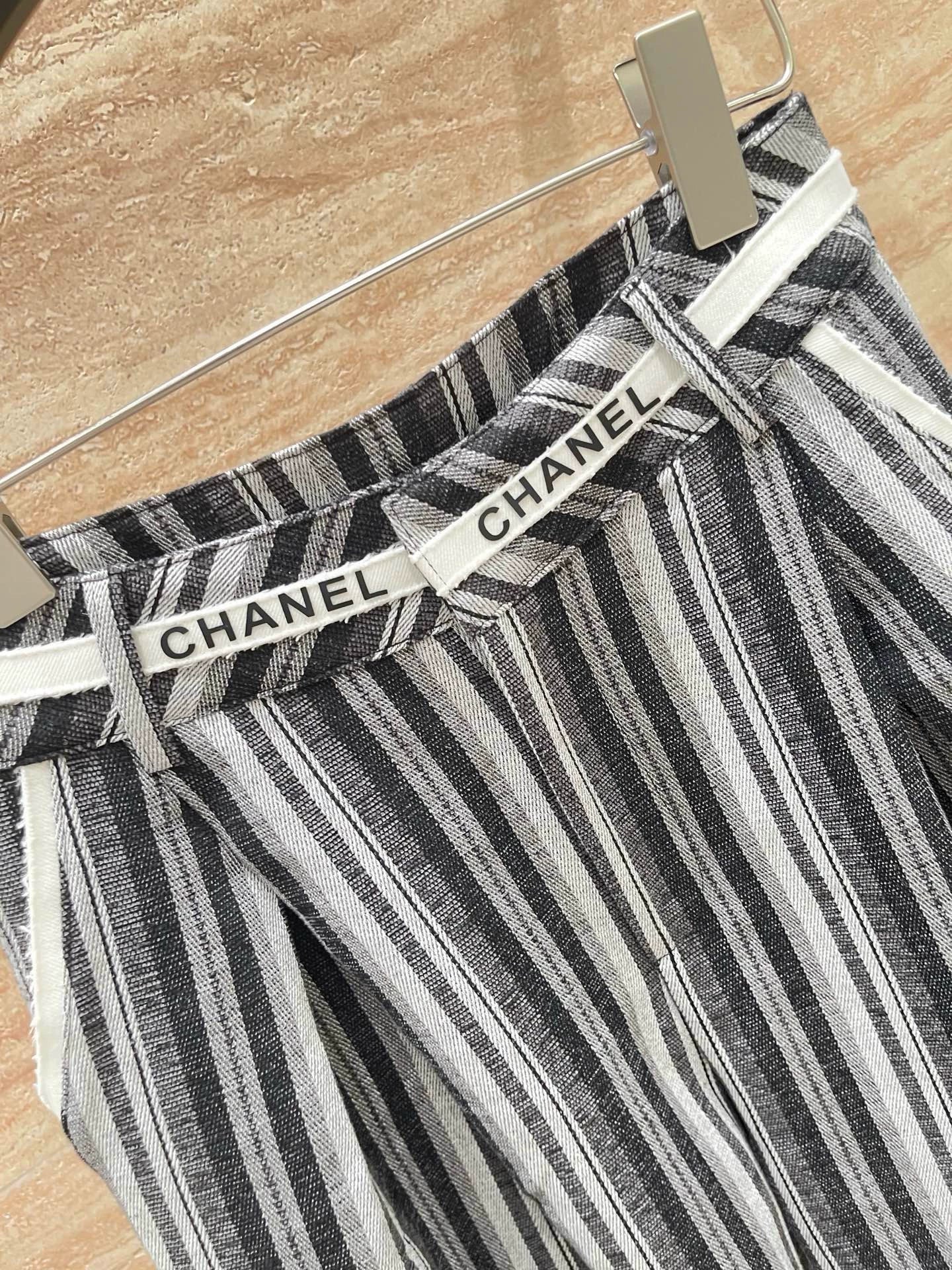 25fw Vertical stripe straight leg pants(vintage series)