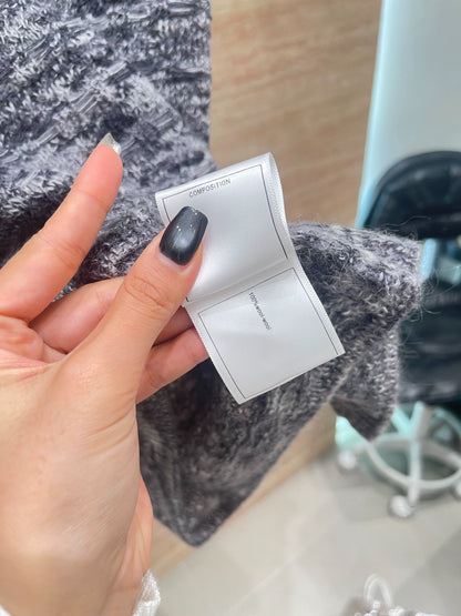 25fw Sea hair V-neck vest (vintage series)