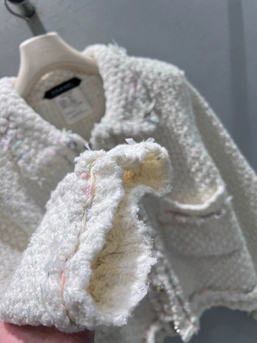 Tweed Chanel-inspired short jacket