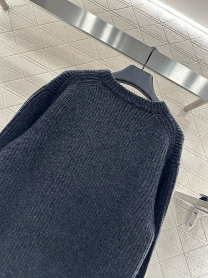 25fw Letter pullover sweater