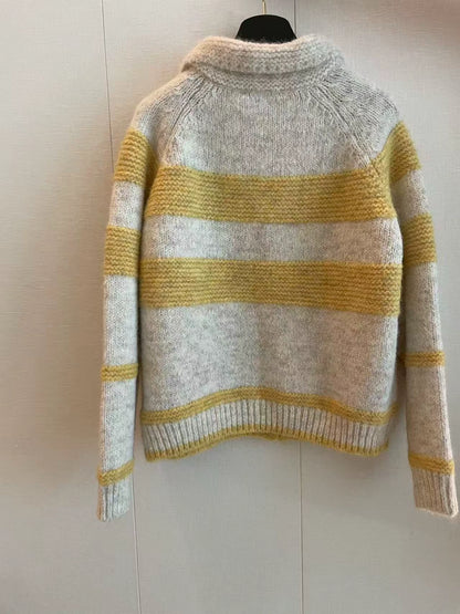 New striped cardigan (vintage series)