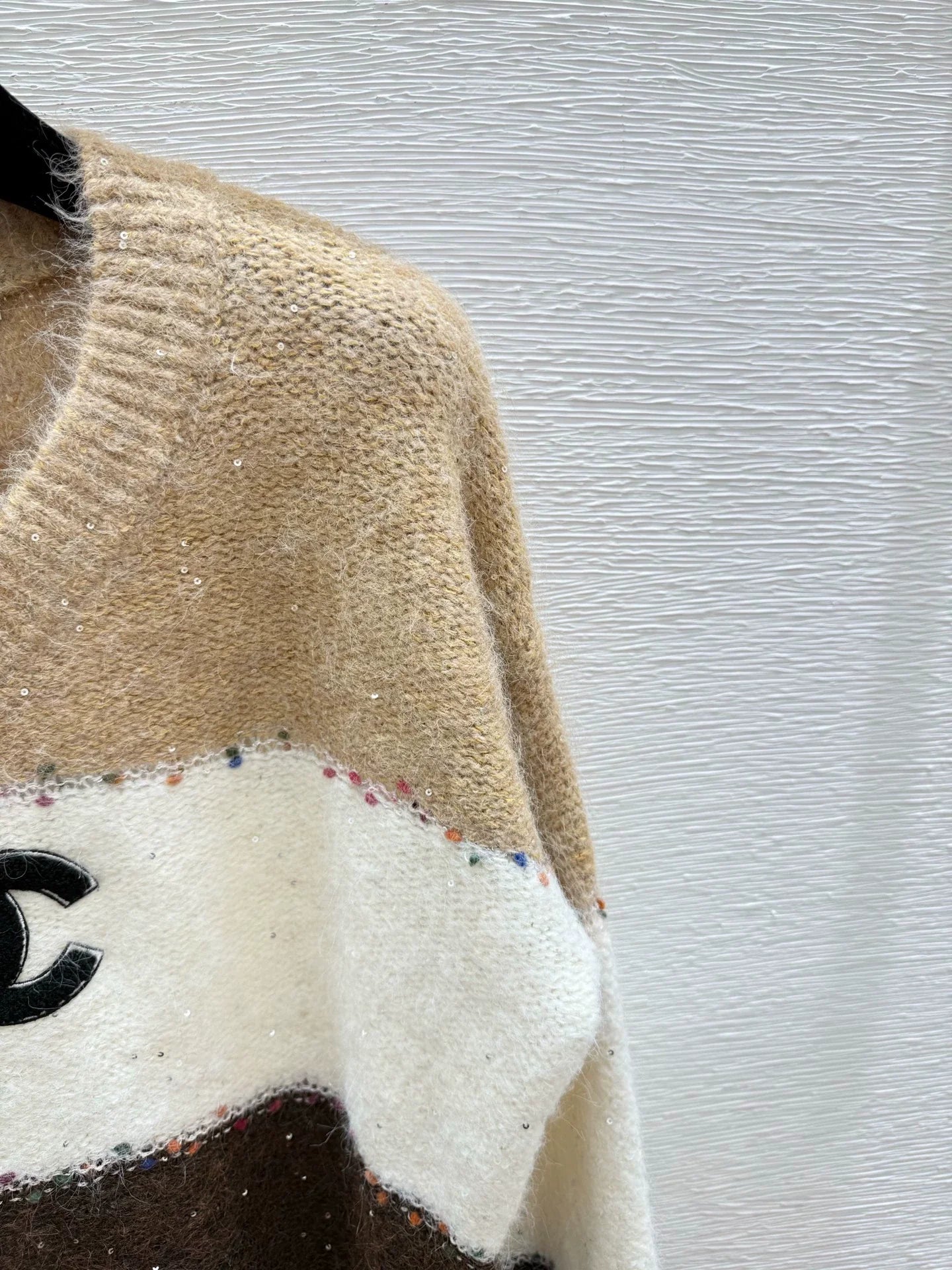 25fw Color blocked sweater