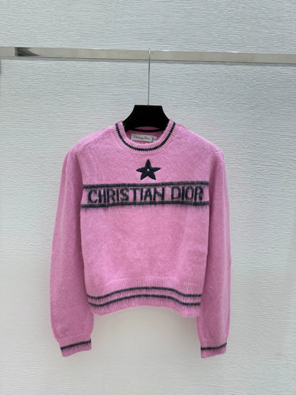 25fw Five pointed star knitted sweater