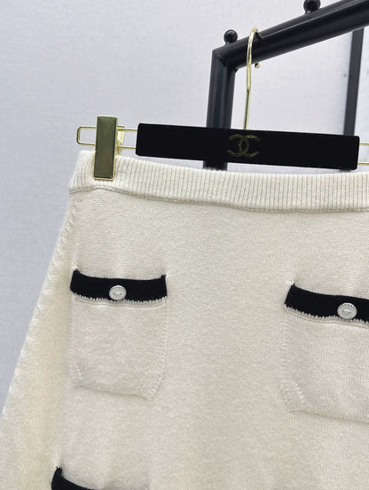 25fw Pocket Decorative Half Skirt