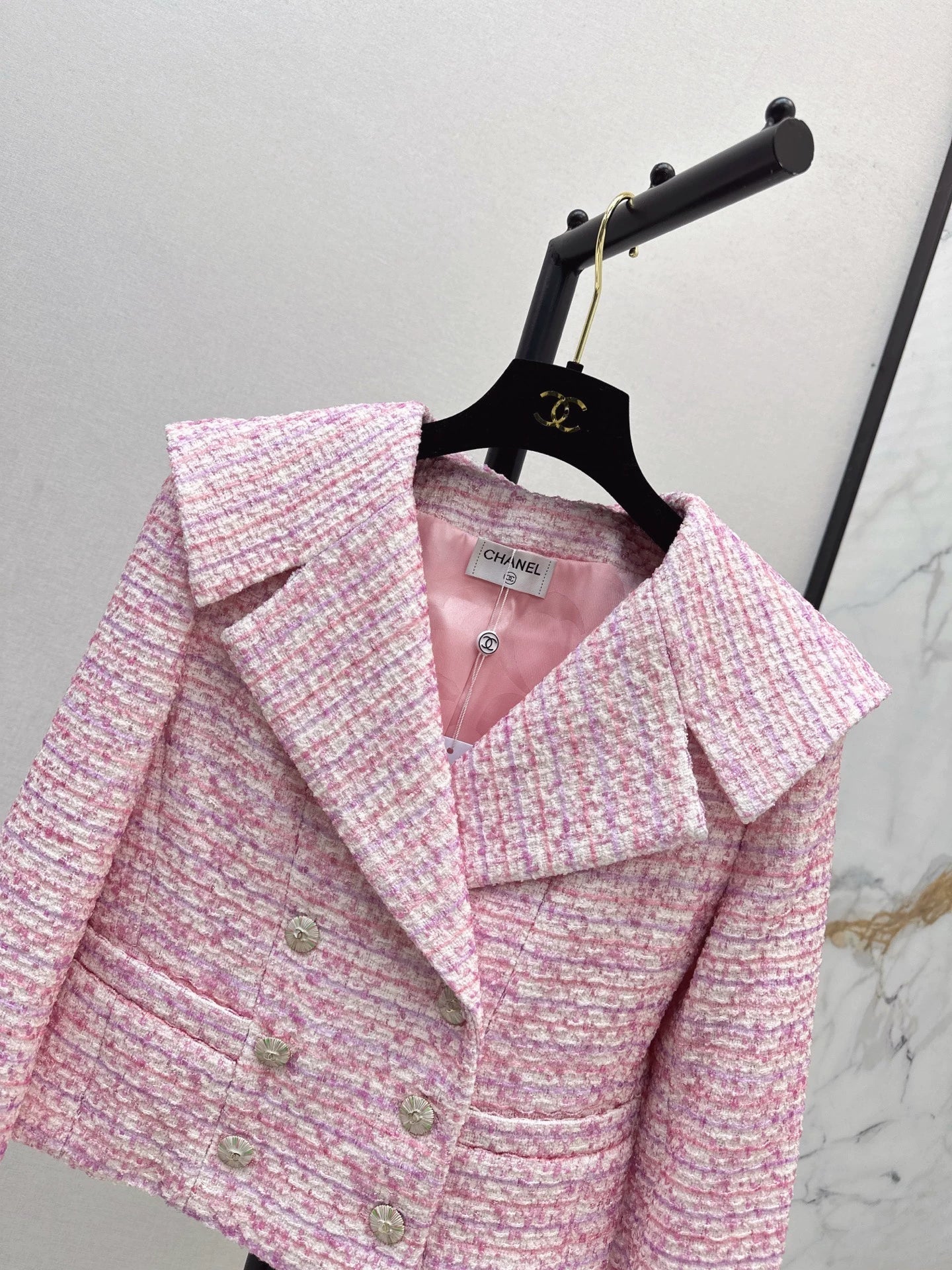 25fw Coarse woolen short jacket