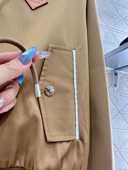 25fw Collar drawstring jacket jacket