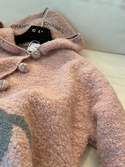 25fw Hooded lamb wool cardigan（Medieval Series）