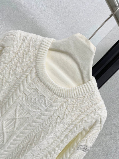Fried Dough Twists knitting pullover