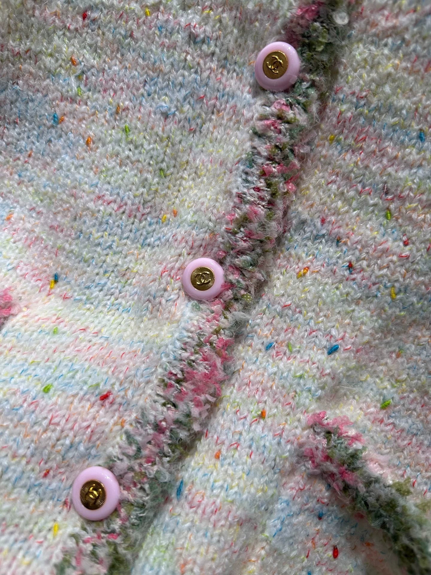 Colorful lace cardigan