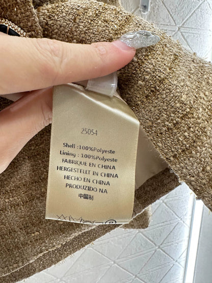 Woolen woolen coat short skirt set