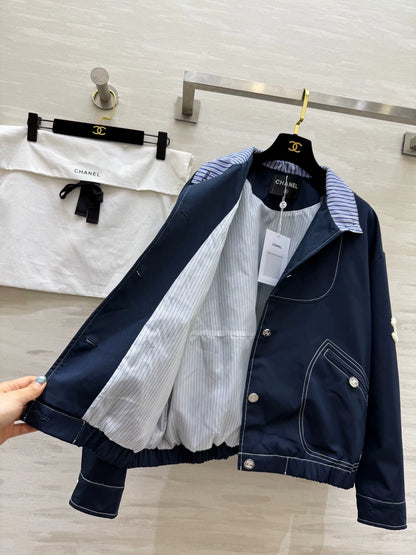 Deep blue workwear jacket