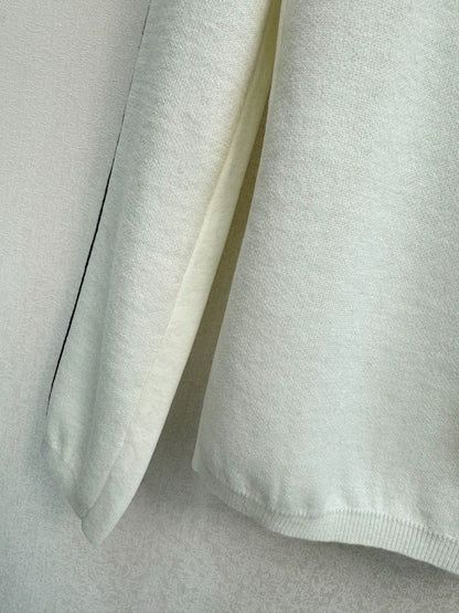 High necked woolen sweater